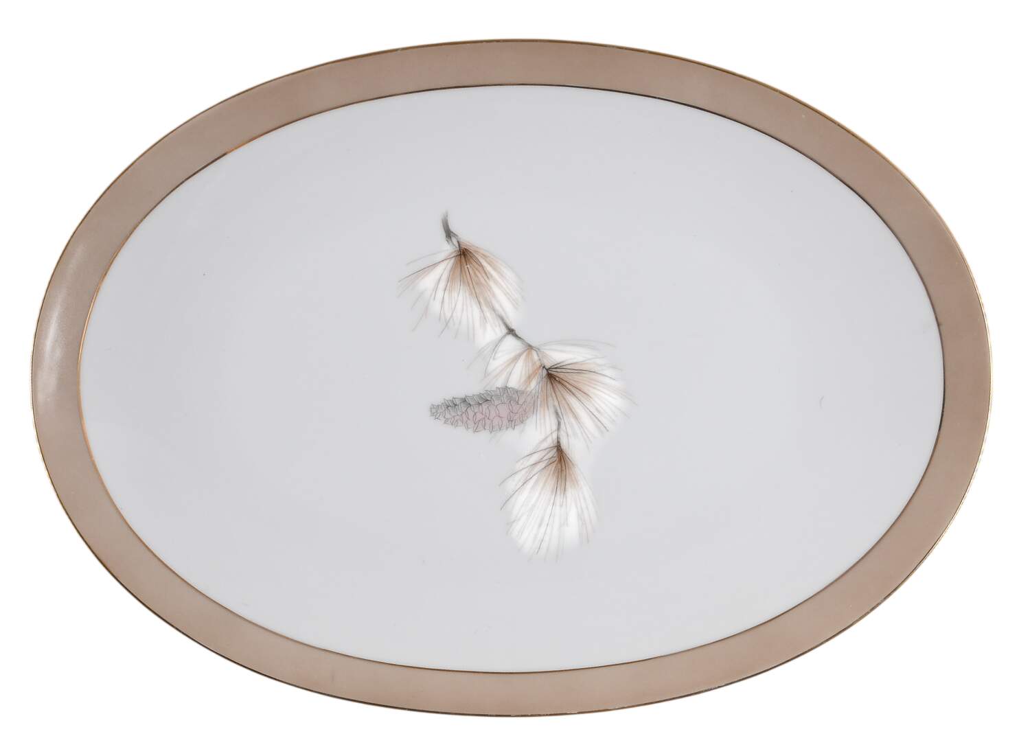 Sheraton 11" Oval Serving Platter by Sango-1