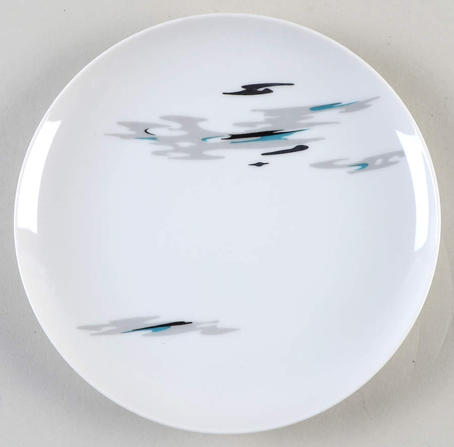 Silver Cloud (No Trim) Salad Plate by Sango-1