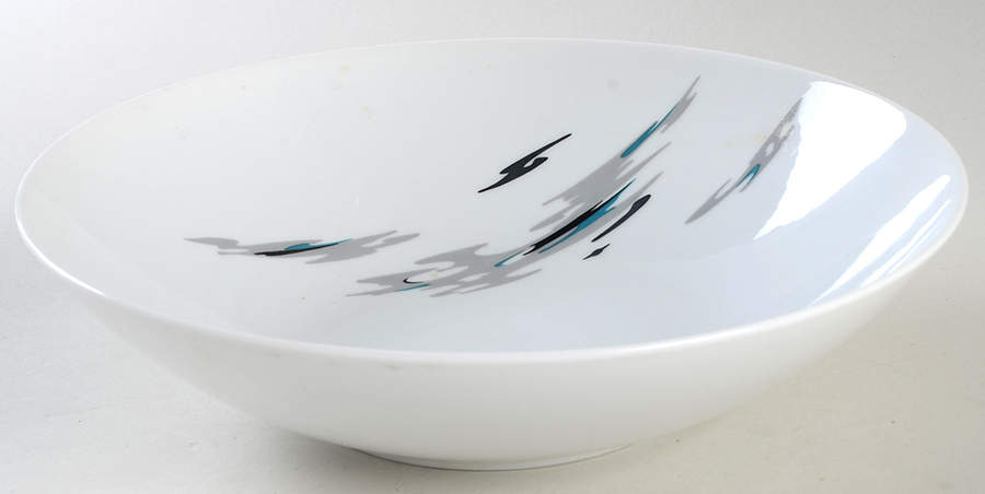 Silver Cloud (No Trim) 9" Round Vegetable Bowl by Sango-1