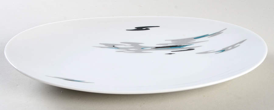 Silver Cloud (No Trim) Relish/Gravy Underplate by Sango-1