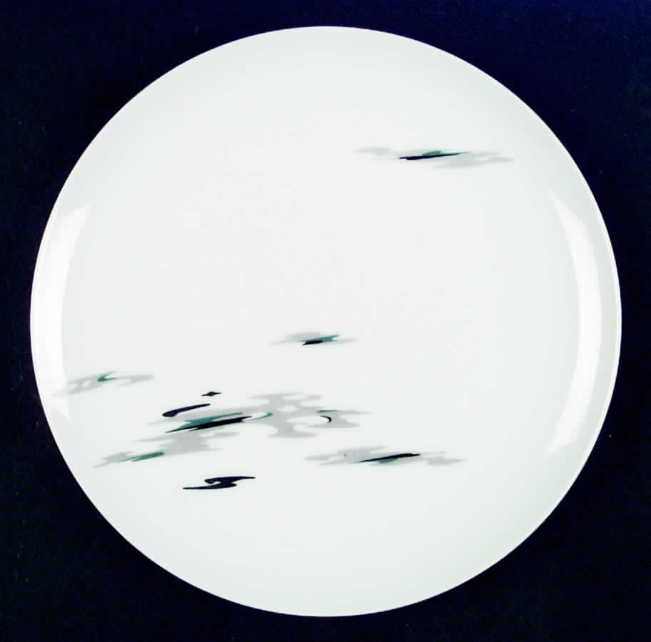 Silver Cloud (No Trim) Dinner Plate by Sango-1
