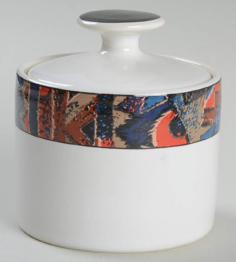 Sierra Sugar Bowl & Lid by Sango-1