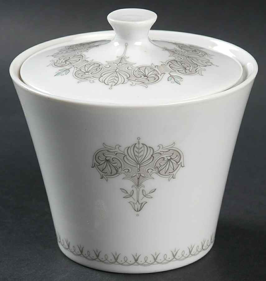 Silhouette Sugar Bowl & Lid by Sango-1