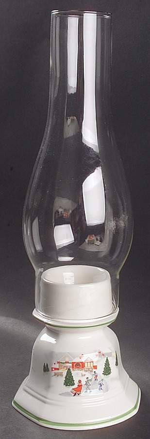 Silent Night Hurricane Lamp & Globe by Sango-1