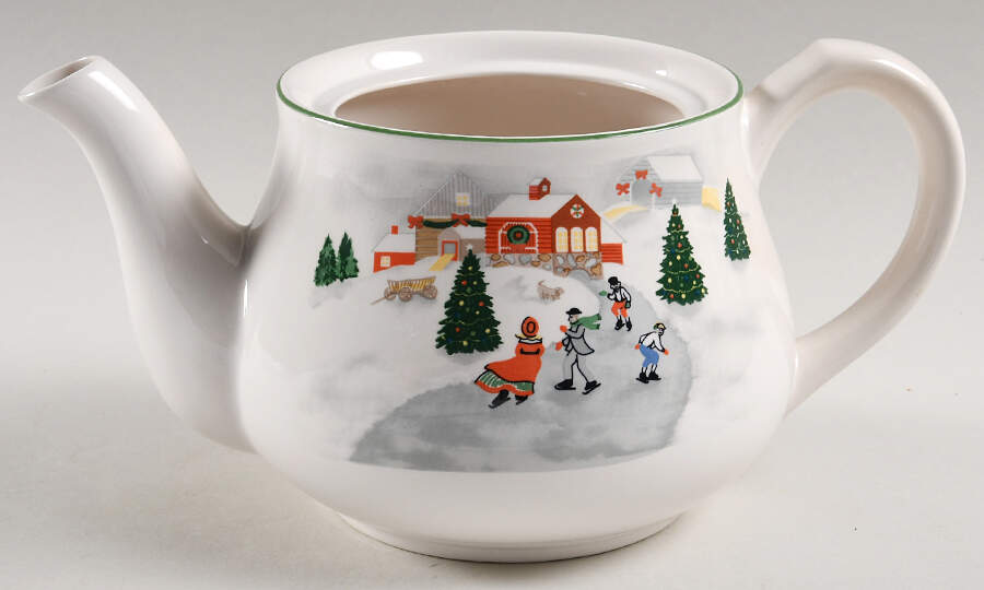 Silent Night Teapot No Lid by Sango-1