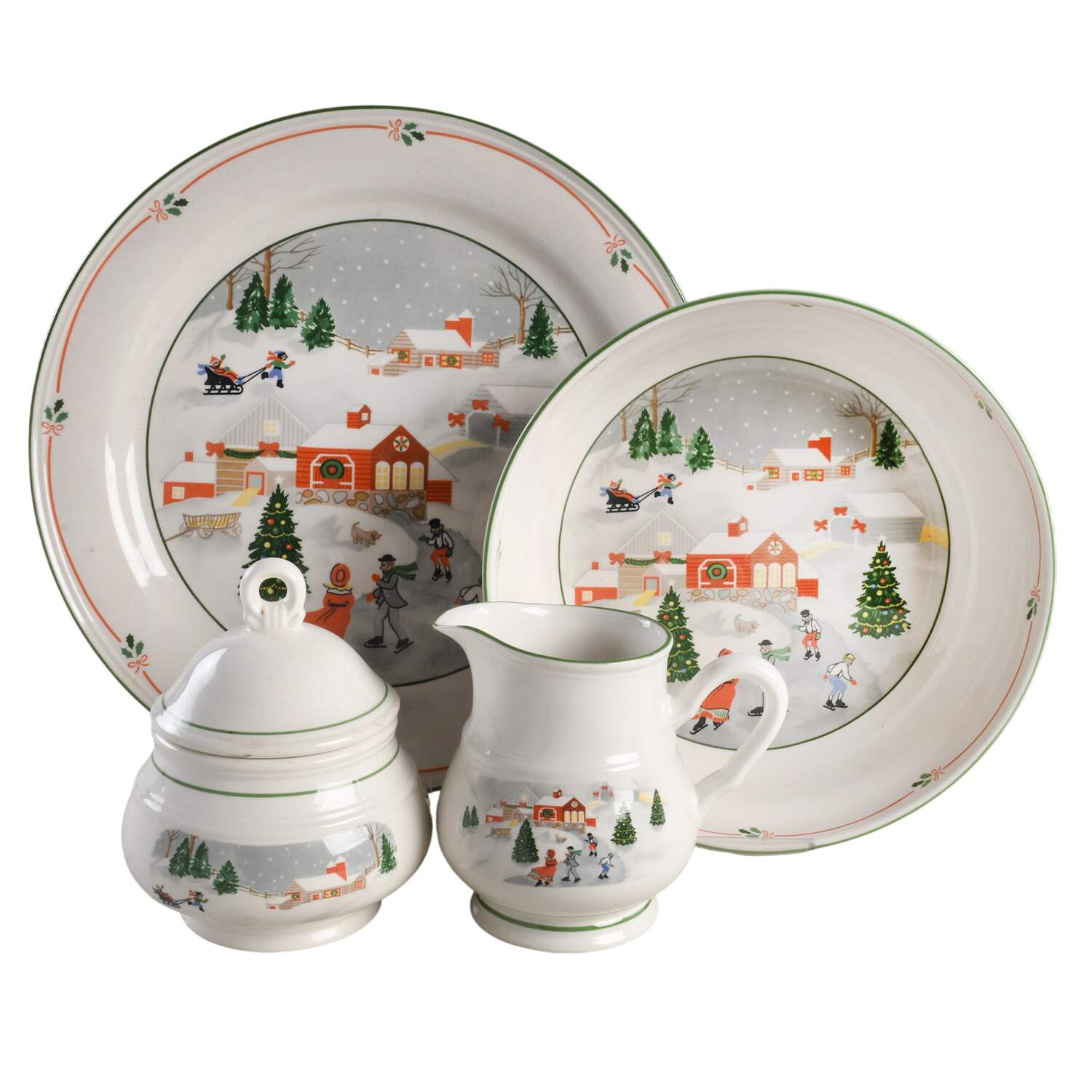 Silent Night 5 Piece Hostess Set by Sango-1