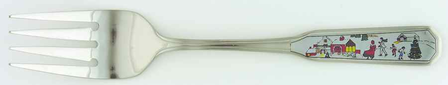 Silent Night Individual Salad Fork by Sango-1