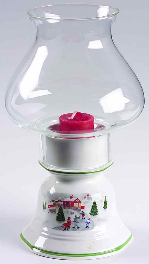 Silent Night Hurricane Lamp & Globe by Sango-1
