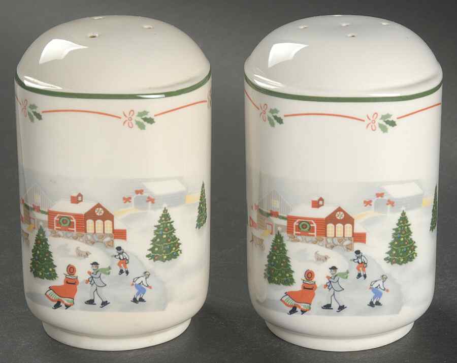 Silent Night Salt & Pepper Set by Sango-1