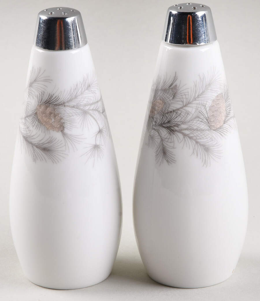 Sierra Pines (#6608) Salt & Pepper Set by Sango-1