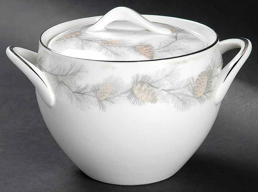Sierra Pines (#6608) Sugar Bowl & Lid by Sango-1