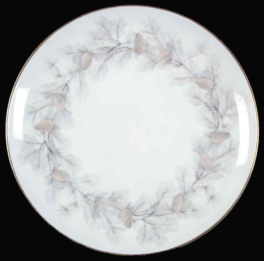 Sierra Pines (Gold Trim) Salad Plate by Sango-1