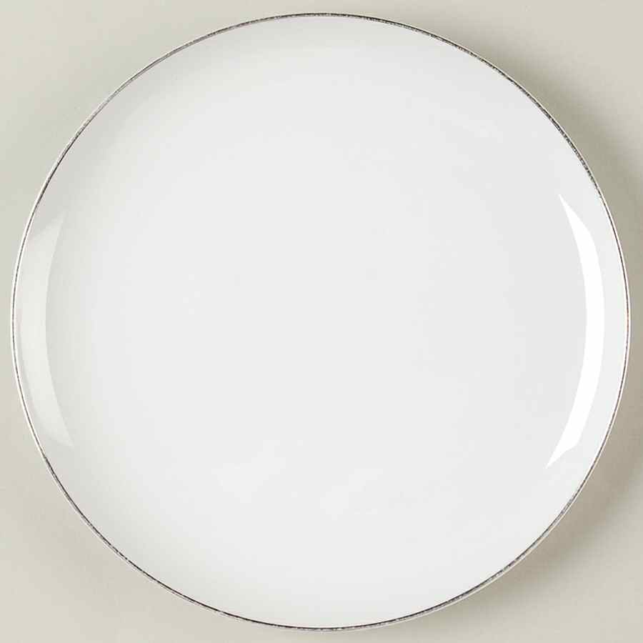 Silver Snow Salad Plate by Sango-1