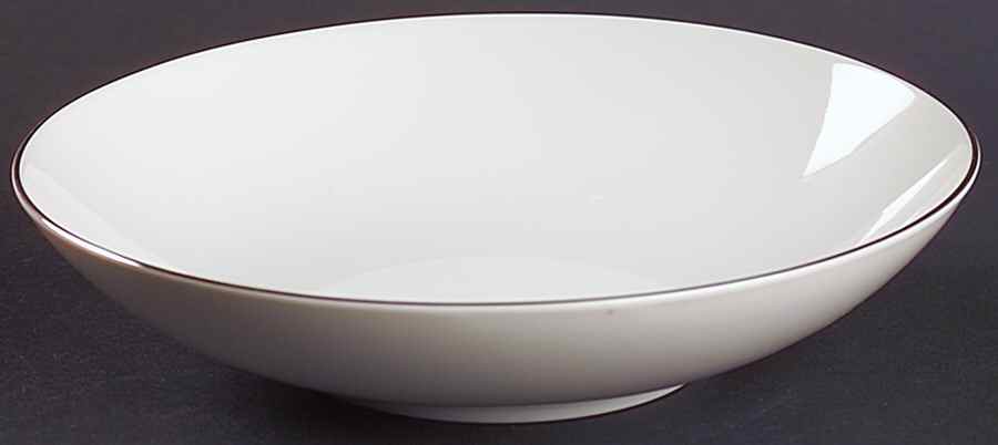Silver Snow Coupe Soup Bowl by Sango-1