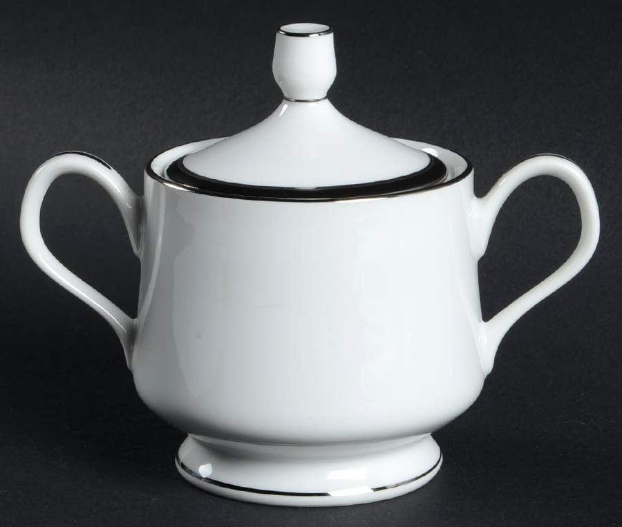 Sophisticate Sugar Bowl & Lid by Sango-1