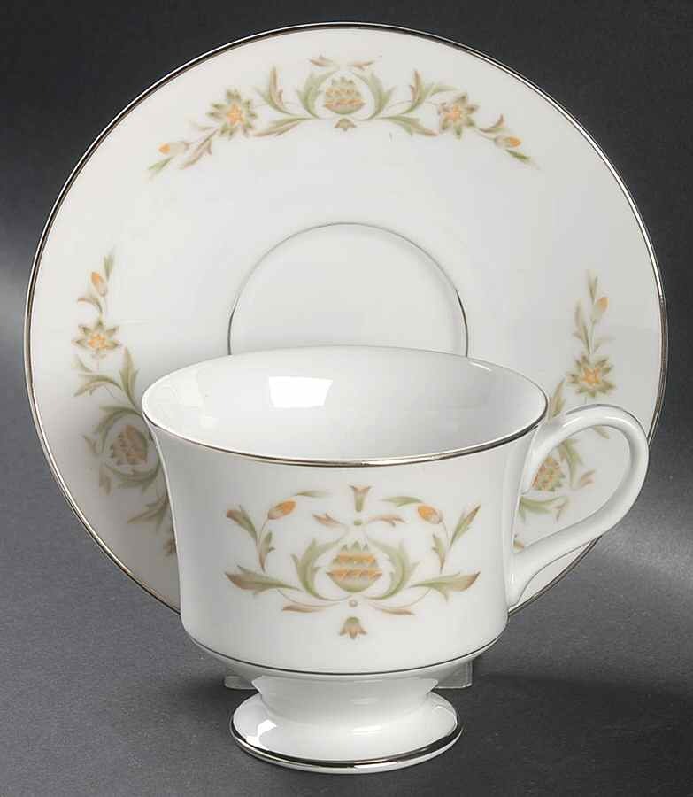 Sorrento Footed Cup & Saucer Set by Sango-1