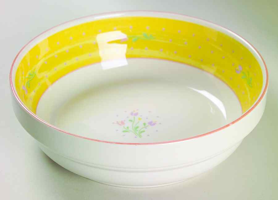 Sorrento Yellow Coupe Cereal Bowl by Sango-1