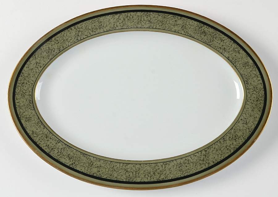 Sovereign 12" Oval Serving Platter by Sango-1
