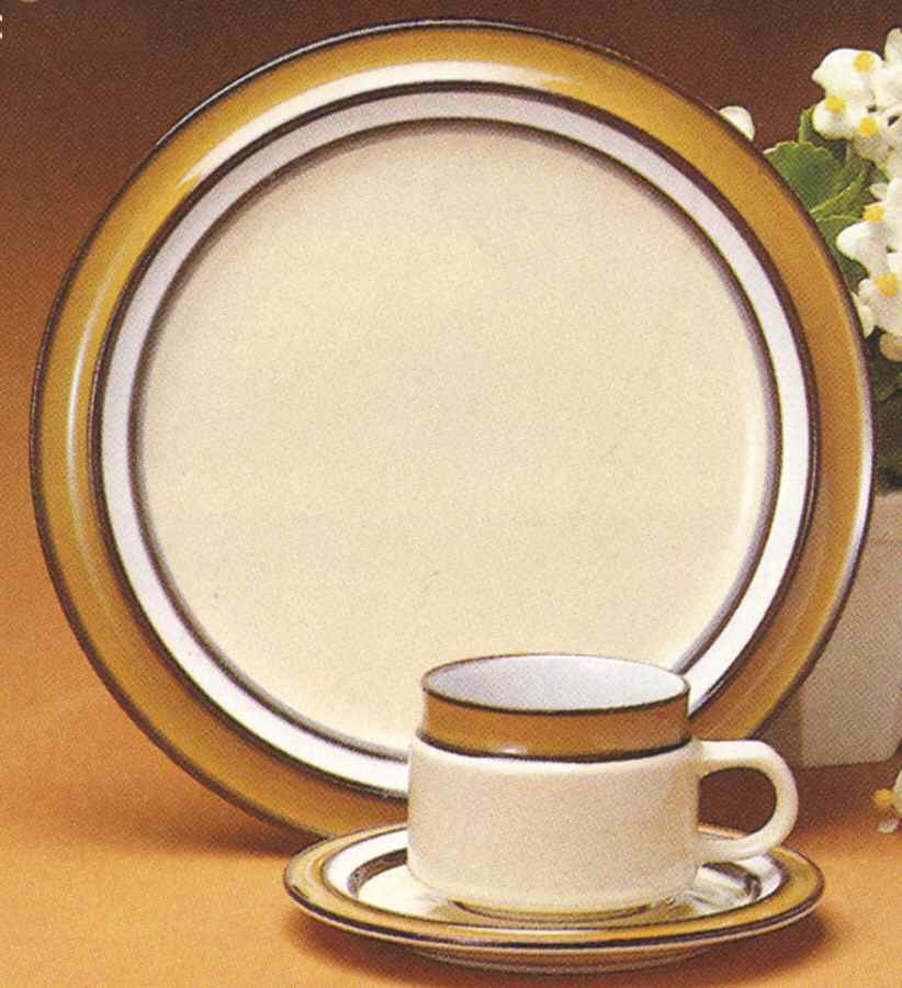 Spectrum Cognac Dinner Plate by Sango-1