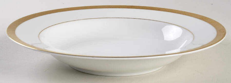 Spun Gold Rim Soup Bowl by Sango-1