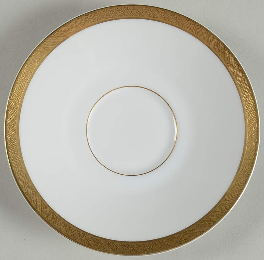 Spun Gold Saucer by Sango-1