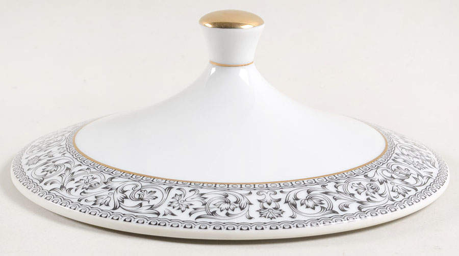 Spanish Lace Lid for Round Vegetable by Sango-1