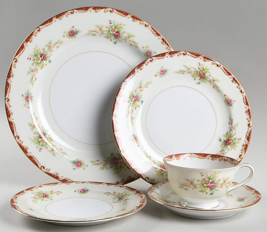 Stafford 5 Piece Place Setting by Sango-1