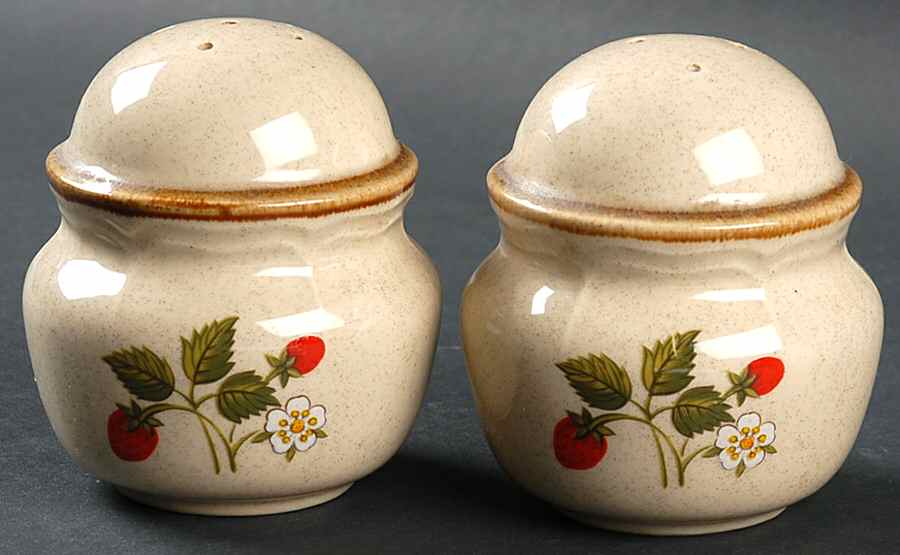 Strawberry Hill Salt & Pepper Set by Sango-1