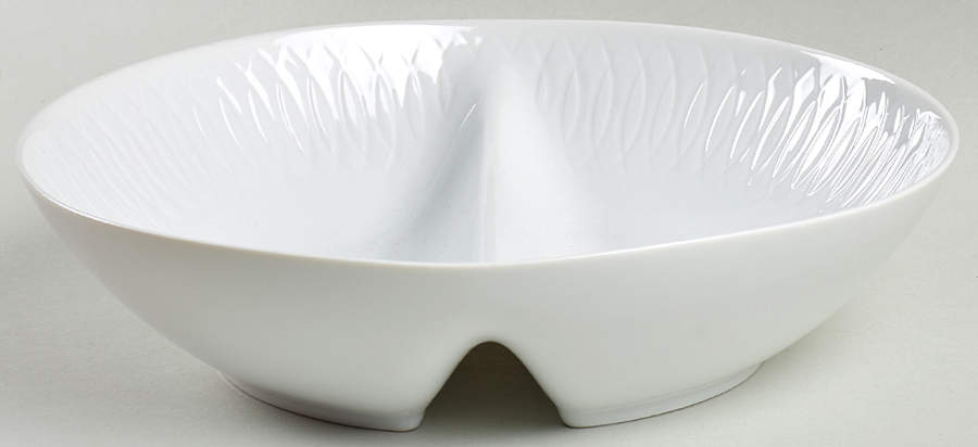 Strafito Round Divided Vegetable Bowl by Sango-1