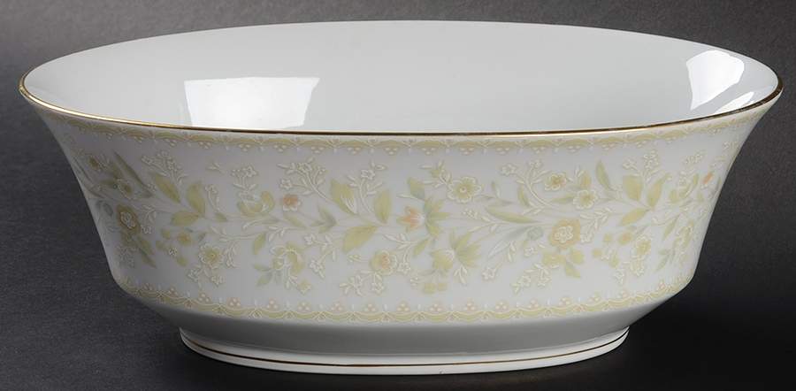 Sutton Place 9" Oval Vegetable Bowl by Sango-1