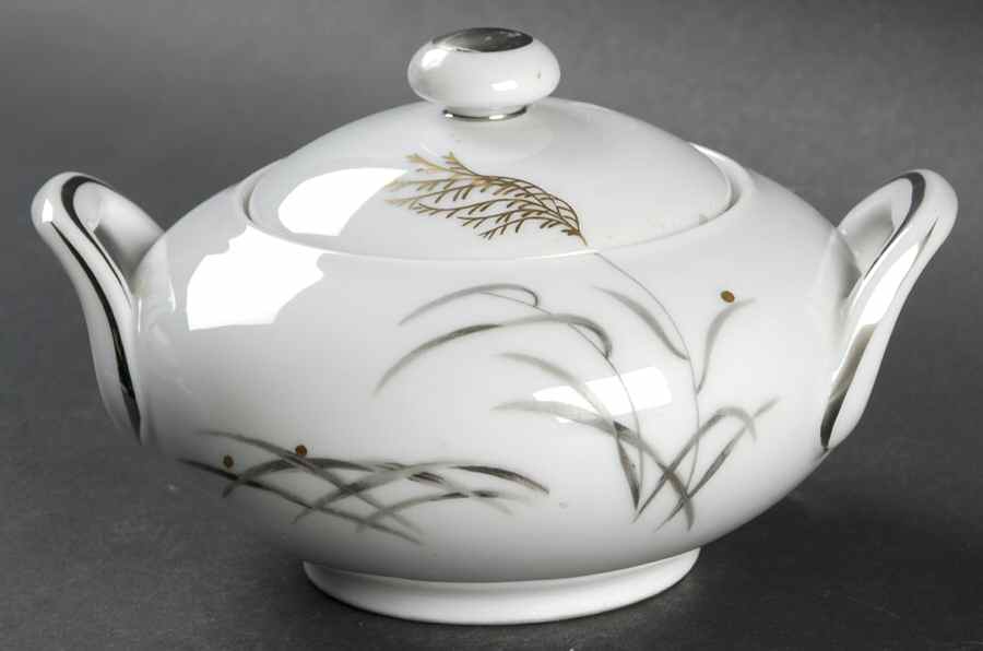 Susuki Sugar Bowl & Lid by Sango-1