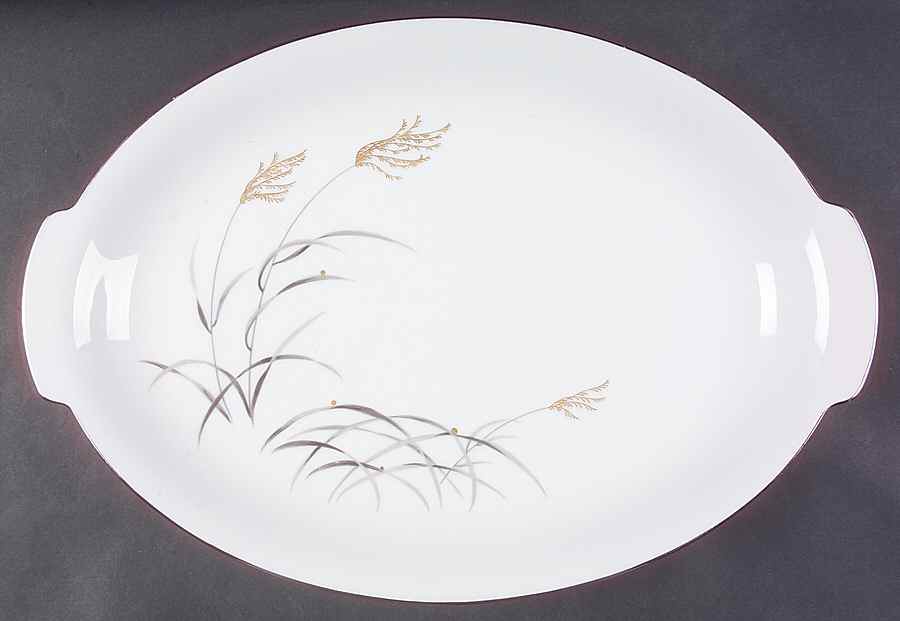 Susuki 15" Oval Serving Platter by Sango-1