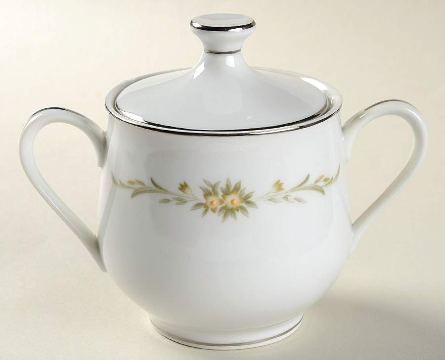 Susanne Sugar Bowl & Lid by Sango-1