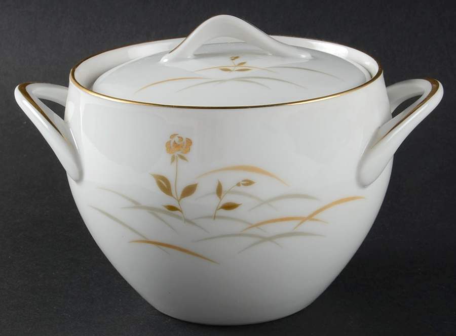 Susuki Sugar Bowl & Lid by Sango-1