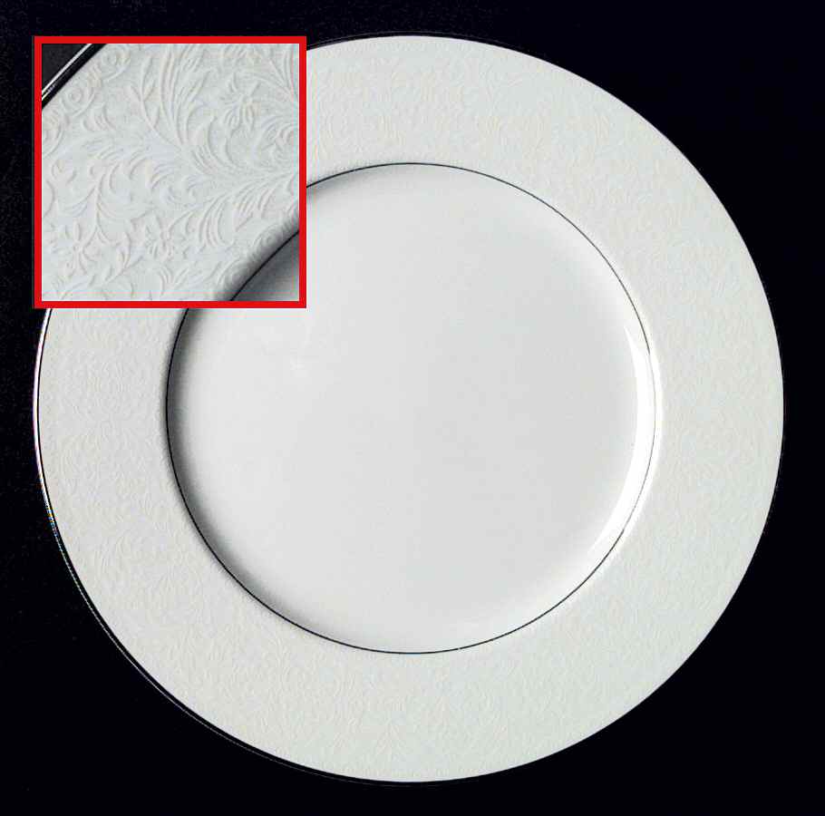 Swiss Lace Dinner Plate by Sango-1