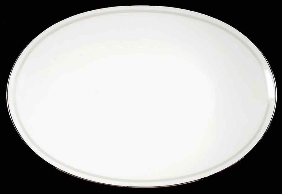 Symphony (Platinum Trim) Relish/Gravy Underplate by Sango-1