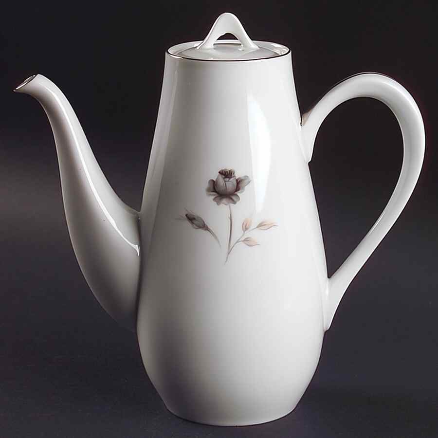 Symphony (Platinum Trim) Coffee Pot & Lid by Sango-1