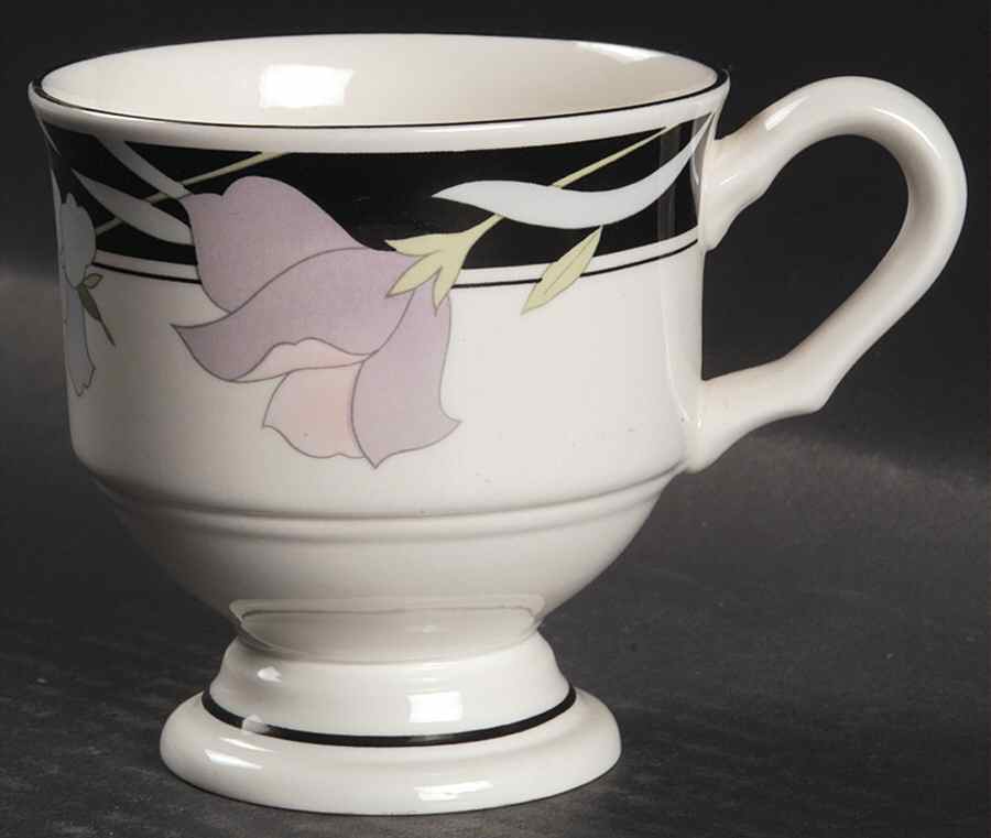 Symphony (Black Trim) Footed Cup by Sango-1