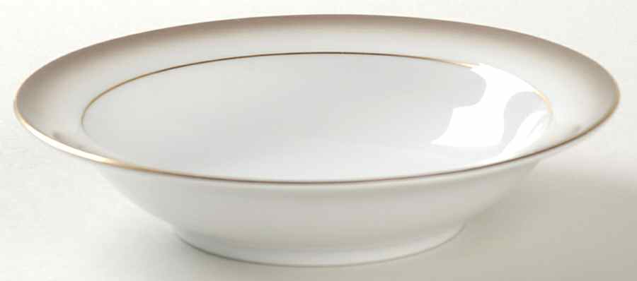 Taupe Mist Rim Fruit/Dessert (Sauce) Bowl by Sango-1