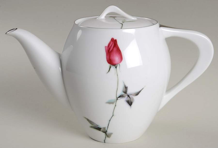 Tea Rose Teapot & Lid by Sango-1