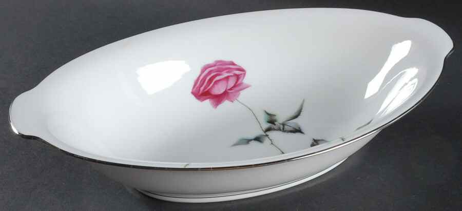 Tea Rose 10" Oval Vegetable Bowl by Sango-1
