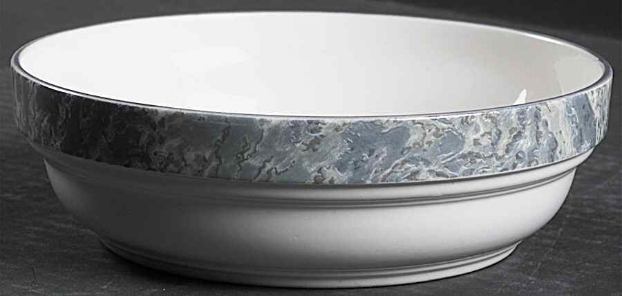 Terrazzo Grey Blue Coupe Soup Bowl by Sango-1