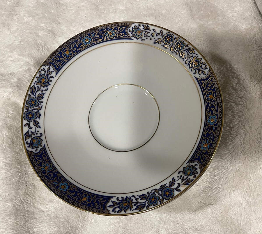 Tiara (Gold Trim) Saucer by Sango-1