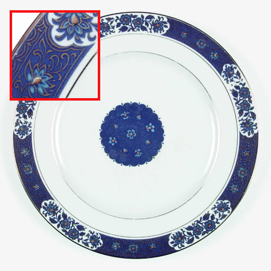 Tiara (Gold Trim) Dinner Plate by Sango-1