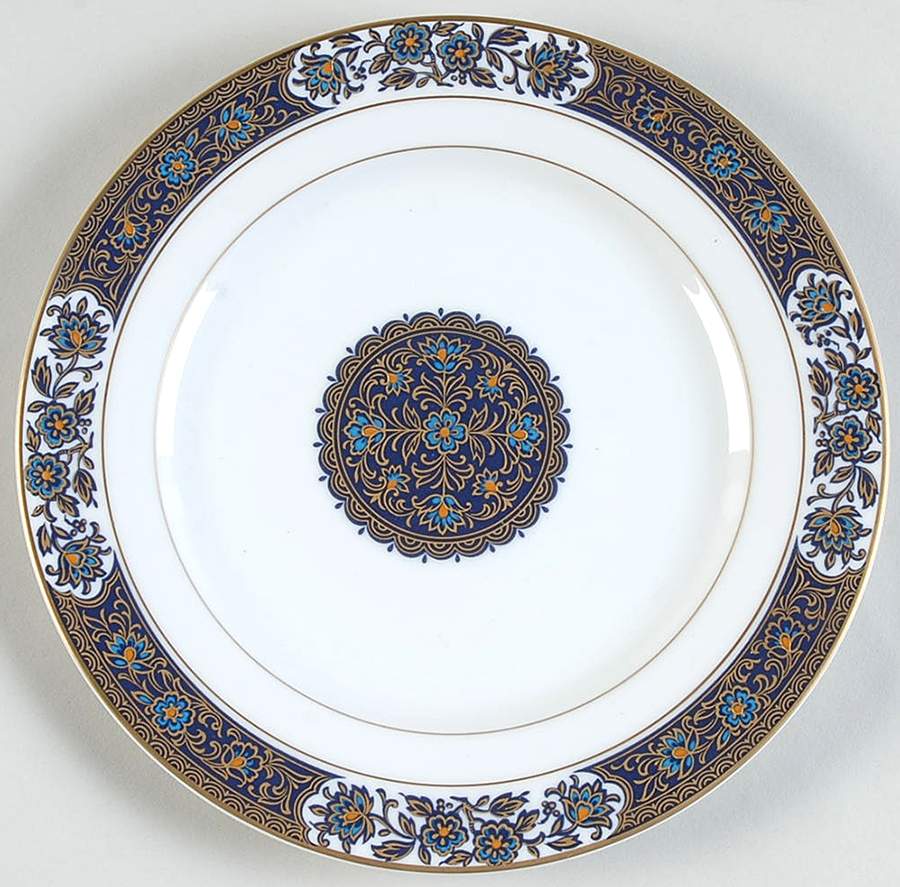 Tiara (Gold Trim) Salad Plate by Sango-1