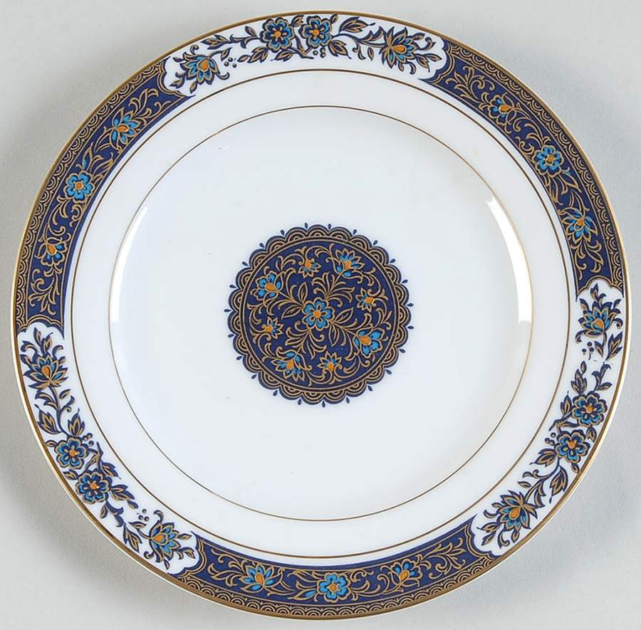 Tiara (Gold Trim) Bread & Butter Plate by Sango-1