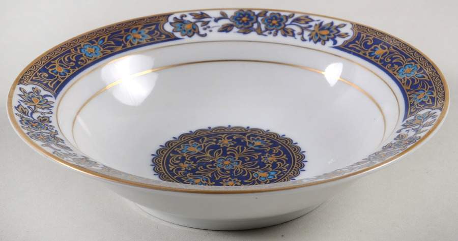 Tiara (Gold Trim) Fruit/Dessert (Sauce) Bowl by Sango-1