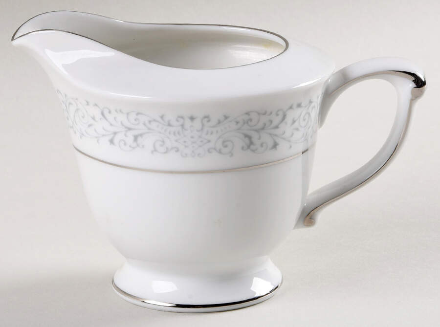 Tiara (Platinum Trim) Creamer by Sango-1