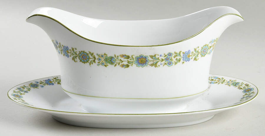 Tivoli Gravy Boat with Attached Underplate by Sango-1