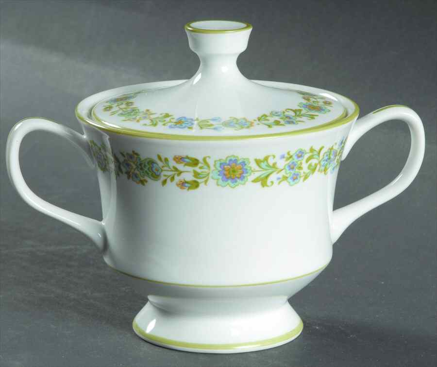 Tivoli Sugar Bowl & Lid by Sango-1